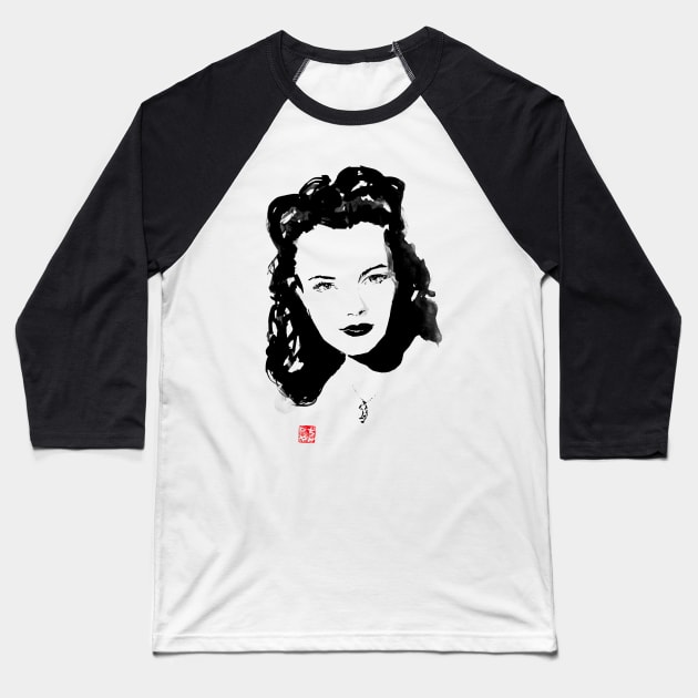 romy schneider Baseball T-Shirt by pechane